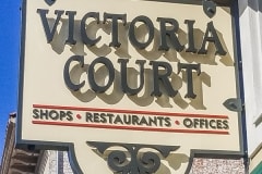 Victoria Court Shopping Mall Sign, Santa Barbara, CA