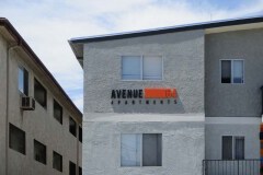 Avenue 64 Apartments Channel Letter Sign in Highland Park, CA