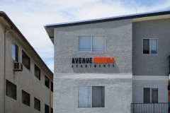 Avenue 64 Apartments Channel Letter Sign in Highland Park, CA