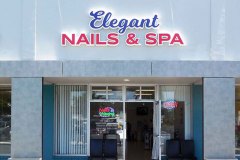 Elegant Nails & Spa Channel Letter Sign in Goleta, CA