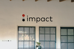 impact Exterior Office Propert Management Sign, Santa Barbara, CA