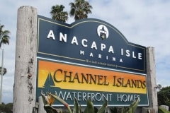 Anacapa Isle Marina Post & Panel Monument Sign, Oxnard, CA