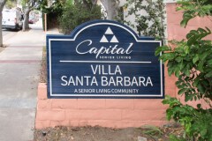 Monument Sign Capital Villa Santa Barbara