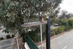 Ventura Muffler Parking Lot Lights with Spikes, Ventura, CA