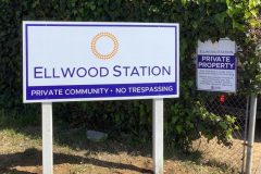 Ellwood Station Property Management Community Signs, Goleta, CA