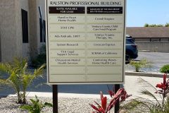 Ralston Professional Building in Ventura signs by Dave