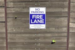 Ellwood Station Property Management Fire Lane Signs, Goleta, CA