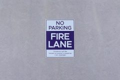 Ellwood Station Property Management Fire Lane Signs, Goleta, CA