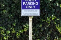 Ellwood Station Property Management Guest Parking Signs, Goleta, CA
