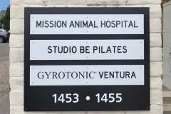 Mission Animal Hospital Property Management Monument Directory Sign, Ventura, CA