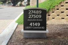 APB Properties Property Management Monument Wayfinding Sign, Agoura Hills, CA