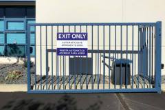 Quality Packaging Supplies Property Management Parking Lot Exit Only Sign, Oxnard, CA