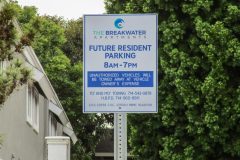 Breakwater Apartments Parking Lot Signs, Huntington Beach, CA