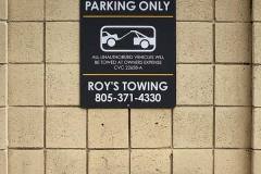 The Hills Property Management Parking Sign, Thousand Oaks, CA