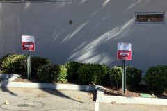 Ventura Museum "Reserved For" Parking Lot Signs, Ventura, CA