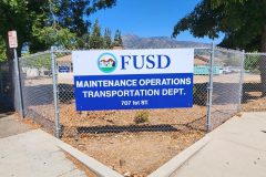 Fillmore Unified School District Property Management Sign, Fillmore, CA