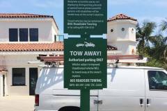 Honey Science Parking Lot Sign, Santa Barbara, CA