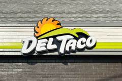 Del Taco Ventura Sign Installation - Ship In, Ventura, CA