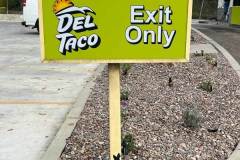 Del Taco Ventura Sign Installation - Ship In, Ventura, CA