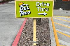 Del Taco Ventura Sign Installation - Ship In, Ventura, CA