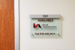 Lee and Associates Property Management Sign, Santa Barbara, CA