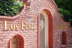 Loz Feliz Estates Property Management Sign, Central Los Angeles, CA
