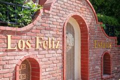 Loz Feliz Estates Property Management Sign, Central Los Angeles, CA