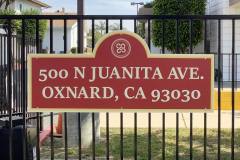 Our Lady of Guadalupe Parish Property Management Sign, Oxnard, CA