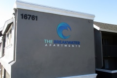 The Breakwater Apartments Property Management Sign