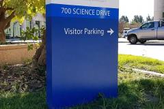 Lifetech Resources - Visitor Parking Monument Sign