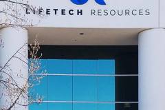 Lifetech Resources - Corporate Building Channel Letter Sign