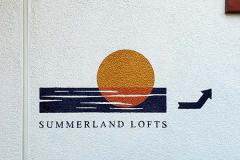 Summerland Lofts Property Management Signs, Summerland, CA