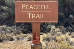 Loveology Retreat Property Management Trail Sign, Maricopa, CA