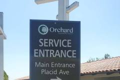 Orchard Community Church Campus Wayfinding Property Management Sign, Ventura, CA
