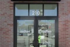 Kalthom Building. Property Management Window Graphic Sign, Ventura, CA