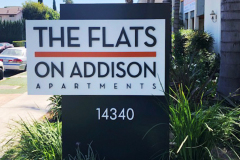 The Flats on Addison Property Sign, Sherman Oaks, CA