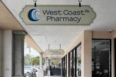 West Coast Pharmacy Santa Barbara in Goleta signs by Dave's Signs.