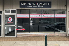 Method Lagree Dimensional Letter & Window Graphic Signs, Ventura CA