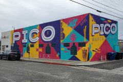Pico Blvd Mural Custom Graphic Sign, Santa Monica, CA
