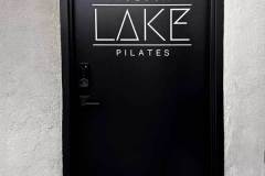 Toluca Lake Pilates Custom Graphic Studio Door Sign in by Dave's