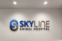 Skyline Animal Hospital Dimensional Letter Sign, Thousand Oaks, CA