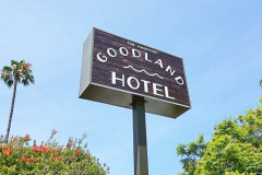 Goodland Hotel Illuminated Sign, Goleta, CA