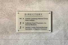 Cabrillo Cardiology office suite signs in Oxnard CA by Dave's Signs
