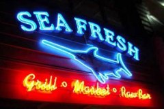 Sea Fresh Neon Sign, Creative Signs