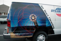 Air Duct Cleaning Van Vehicle Graphics