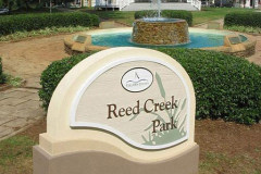 Reed Creek Park Monument Sign