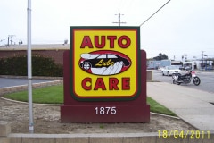 Auto Care Monument Sign