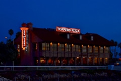 Toppers Pizza Illuminated Sign