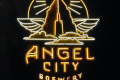 Angel City Brewery Neon Sign in Los Angeles