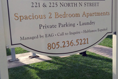 Aviara Apartments Post & Panel Monument Sign